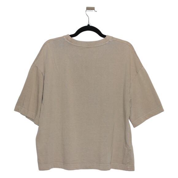 MNG Mango Beige Taupe Oversize T-shirt Size Large - Picture 3 of 5